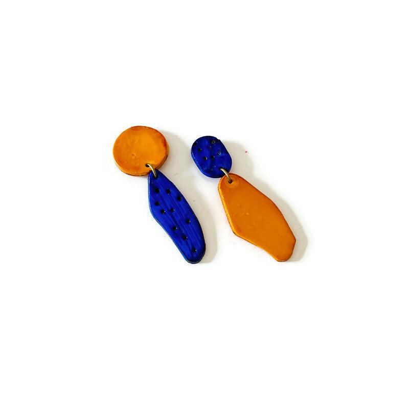 Quirky Mismatch Asymmetric Earrings