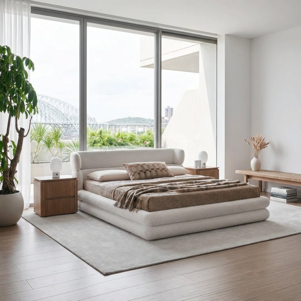 Quito King Fabric Bed