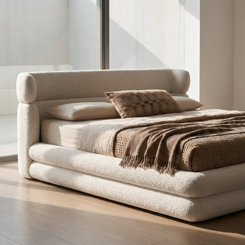 Quito King Fabric Bed