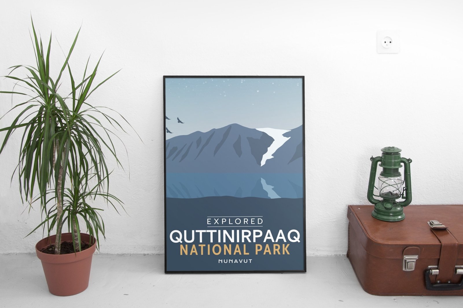 Quttinirpaaq National Park 'Explored' Poster, Canada Parks