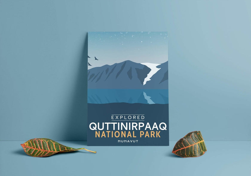 Quttinirpaaq National Park 'Explored' Poster, Canada Parks