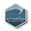 Quttinirpaaq National Park of Canada Waterproof Vinyl Sticker, Canada Parks