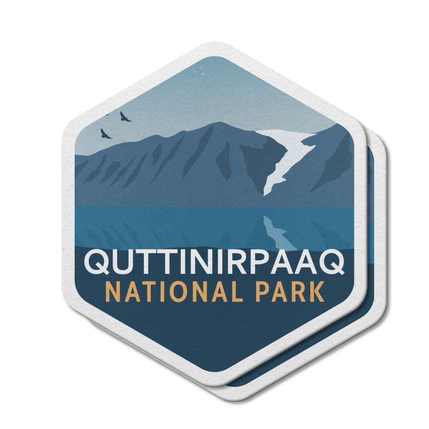Quttinirpaaq National Park of Canada Waterproof Vinyl Sticker, Canada Parks