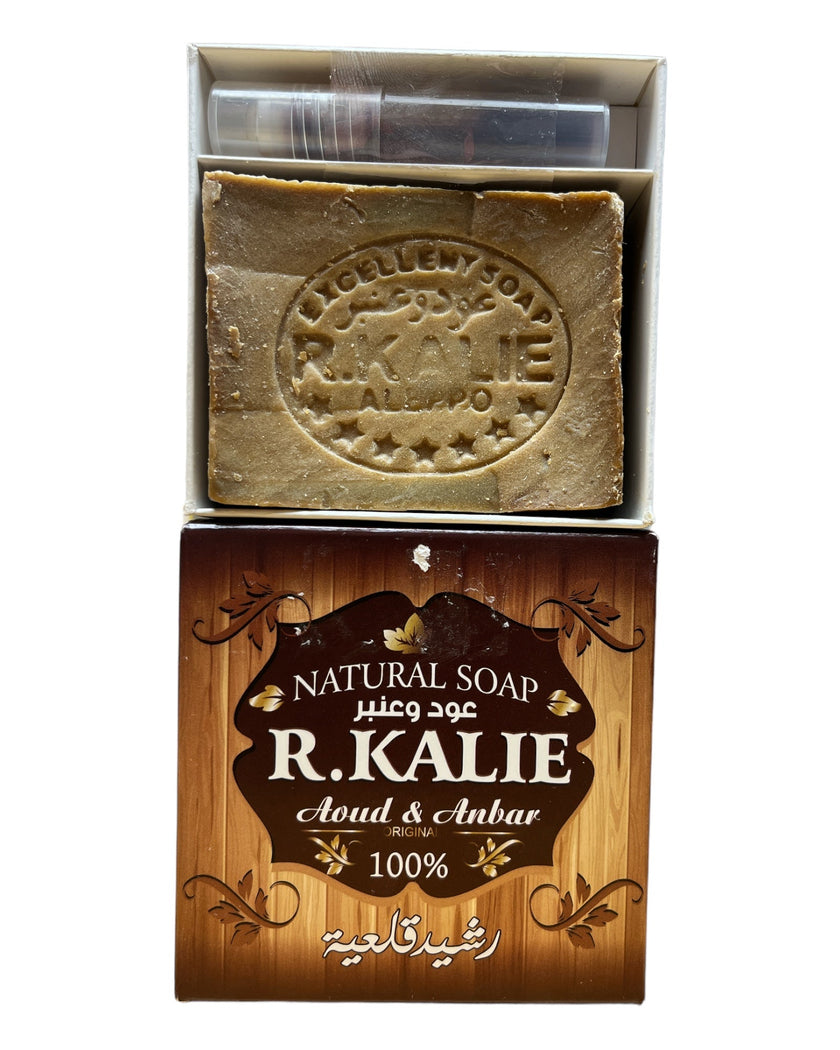 R. KALIE Aoud & Anbar Natural Soap  with Anbar Parfum 200g