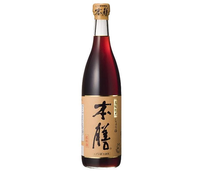 Kikkoman Higeta High-grade Kappo Soy Sauce Honzen 720ml bottle x 6 bottles [Shipped in Japan]