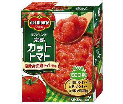 Del Monte ripe chopped tomatoes 388g paper pack x 12 pieces 