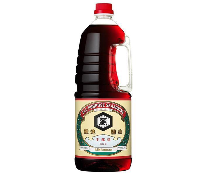 Kikkoman Koikuchi Soy Sauce 1.8L plastic bottle x 6 bottles [shipped in Japan]