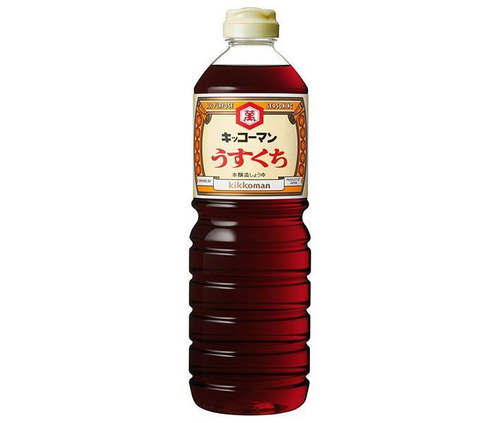 Kikkoman Usukuchi Soy Sauce 1L plastic bottle x 6 bottles [shipped in Japan]