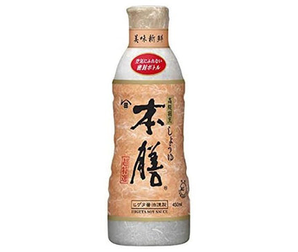 Kikkoman Higeta Luxury Kappo Soy Sauce Honzen 450ml plastic bottles x 12 bottles [shipped in Japan]