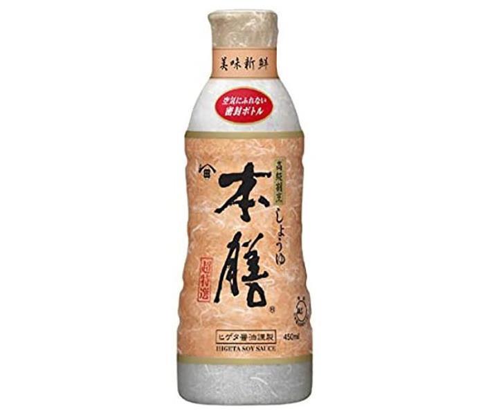 Kikkoman Higeta Luxury Kappo Soy Sauce Honzen 450ml plastic bottles x 12 bottles [shipped in Japan]