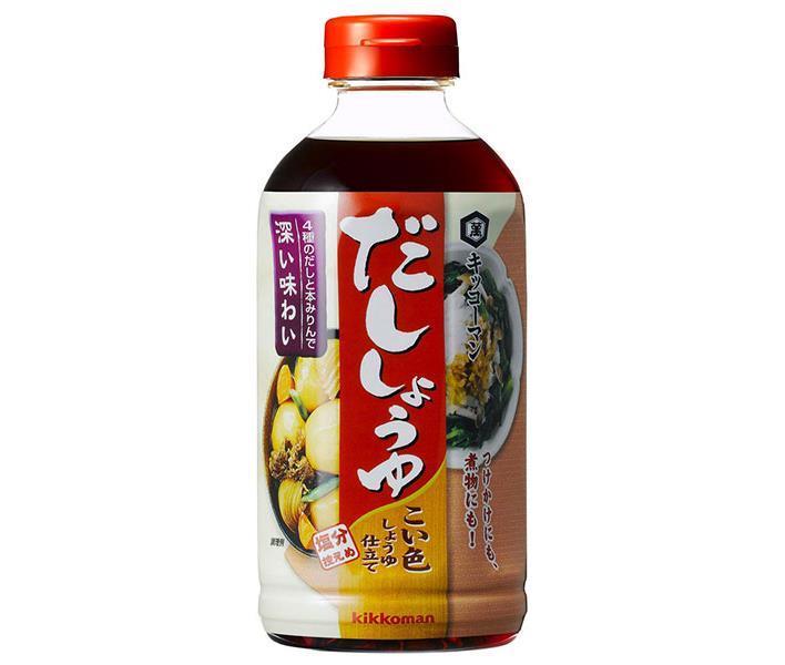 Kikkoman Dashi Soy Sauce Dark Soy Sauce 500ml PET bottle x 12 bottles [Shipped in Japan]