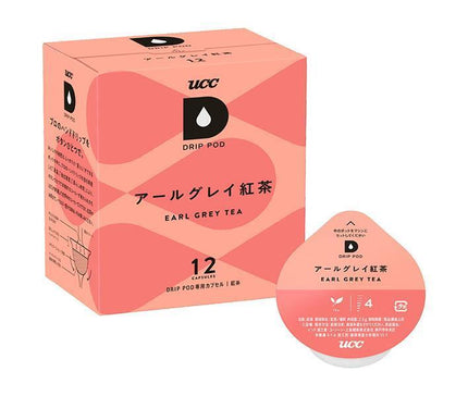 UCC DRIP POD Earl Gray Black Tea 12P x 12 Boxes [Shipped in Japan]