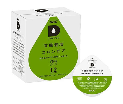 UCC DRIP POD (Drip Pod) Organically Cultivated Colombia 12P x 12 (6 x 2) Boxed [Shipped in Japan]
