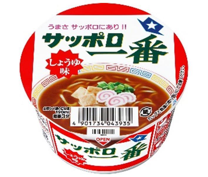 Sanyo Foods Sapporo Ichiban Soy Sauce Flavor Mini Bowl 42g x 24 (12 x 2) pieces [Shipped in Japan]