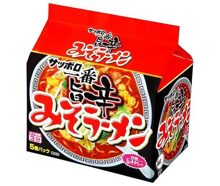 Sanyo Foods Sapporo Ichiban Miso Ramen Spicy 5-meal pack x 6 pieces [Shipped in Japan]