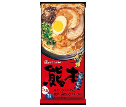Marutai Kumamoto Black Mer Oil Tonkotsu Ramen 186g x 15 bags [Shipped in Japan]