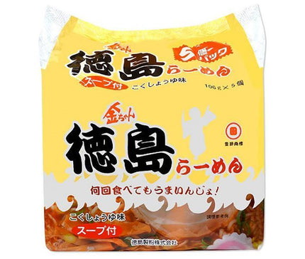 Tokushima Seifun Kin-chan Tokushima Ramen 5-meal pack x 6 bags [shipped in Japan]