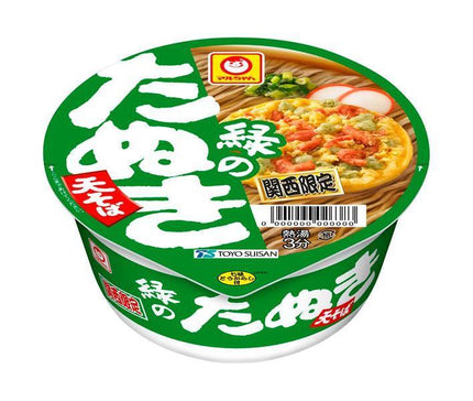 Toyo Suisan Maruchan Green Tanuki Ten Soba (Kansai) 101g x 12 pieces [Shipped in Japan]