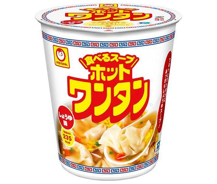 Toyo Suisan Maruchan Hot Wonton Soy Sauce Flavor 46g x 12 pieces [Shipped in Japan]
