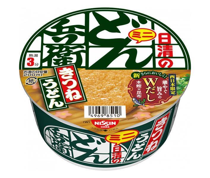 日清食品 日清のどん兵衛 きつねうどんミニ [西] 42g×24(12×2)個入【日本出荷】