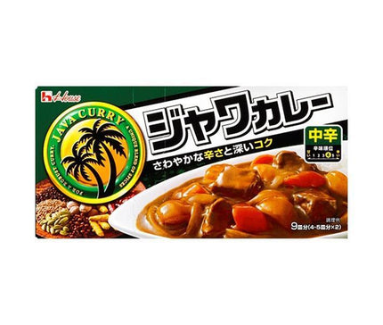 House Foods Java Curry Medium Spicy 185g x 10 pieces [Shipped in Japan]
