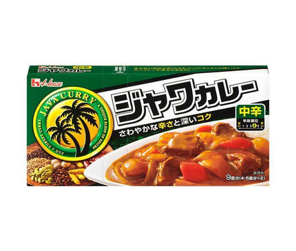 House Foods Java Curry Medium Spicy 104g x 10 pieces [Shipped in Japan]