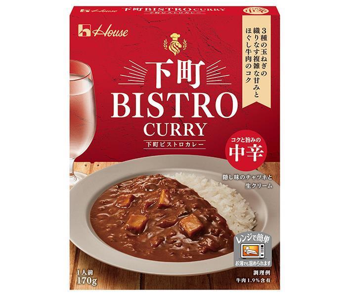 House Foods Shitamachi BISTRO CURRY Moyen Épicé 170g x 30 pièces 