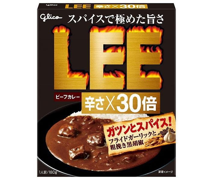 Ezaki Glico Beef Curry LEE 30x spiciness 180g x 10 boxes [shipped in Japan]