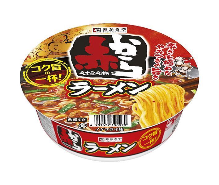寿がきや 赤からラーメン 121g×12個入【日本出荷】