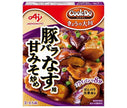 Ajinomoto CookDo Today's Large Plate for Pork Belly and Eggplant Sweet Miso Stir-Fry 100g x 10 pieces [Shipped in Japan]
