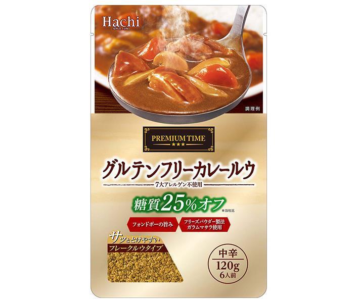 Hachi Foods Premium Time Gluten Free Curry Roux Medium Spicy 120g x 12 pieces [Shipped in Japan]