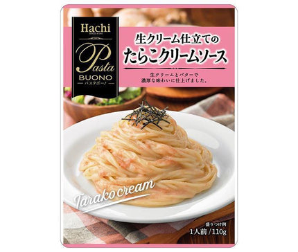 Hachi Foods Pasta Bono Fresh cream cod roe cream sauce 110g x 24 pieces [Shipped in Japan]