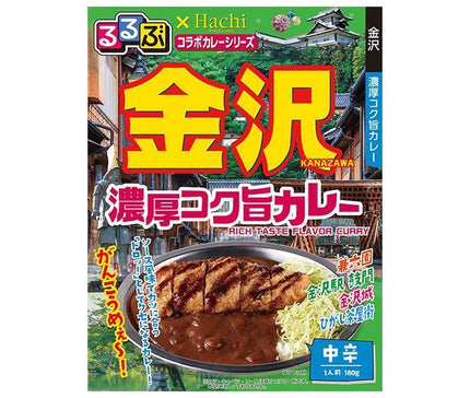 Hachi Foods Rurubu x Hachi Collaboration Curry Series Kanazawa Rich Rich Flavor Curry 180g x 20 pieces [Shipped in Japan]