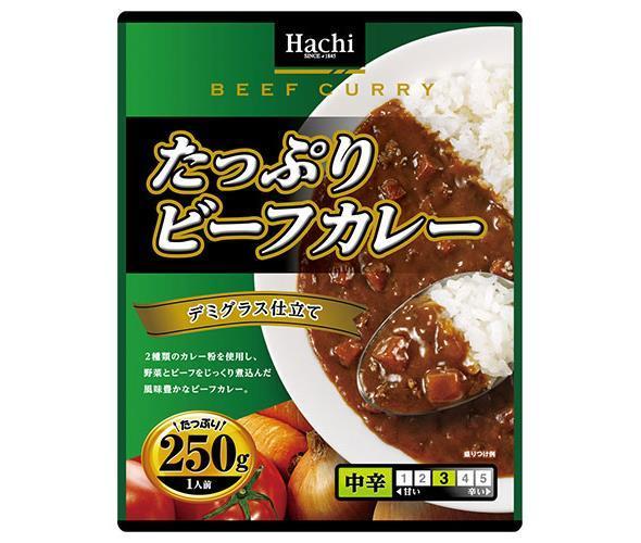 Hachi Foods Plenty of Beef Curry Medium Spicy 250g x 20 pieces [Shipped in Japan]