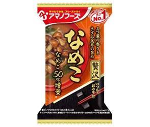 Amano Foods Freeze Dry Usual Miso Soup Luxury Nameko 10 servings x 6 boxes [shipped in Japan]