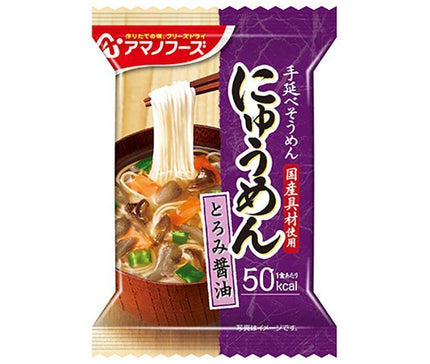 Amano Foods Freeze Dry Nyumen Thick Soy Sauce 4 servings x 12 boxes [shipped in Japan]