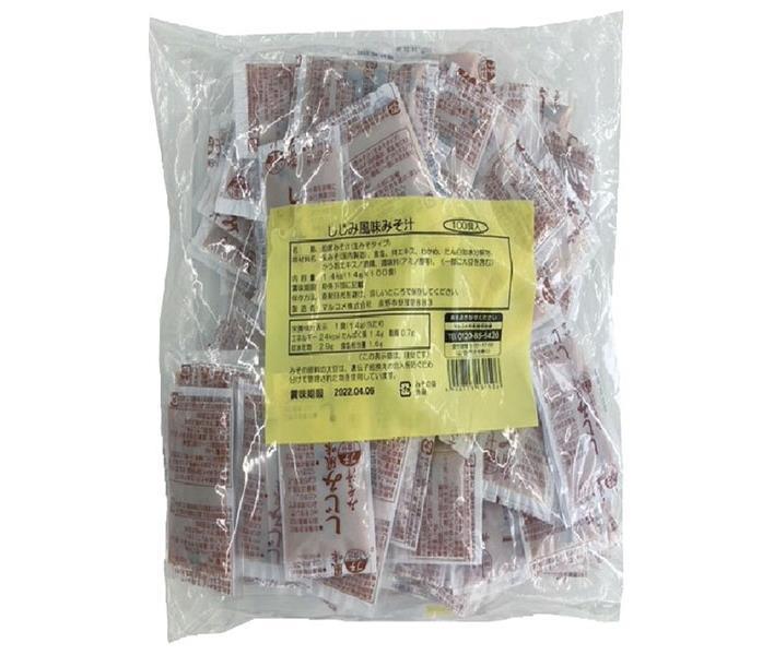 Marukome commercial fresh miso soup, fresh clams, 100 servings x 6 bags [shipped in Japan]