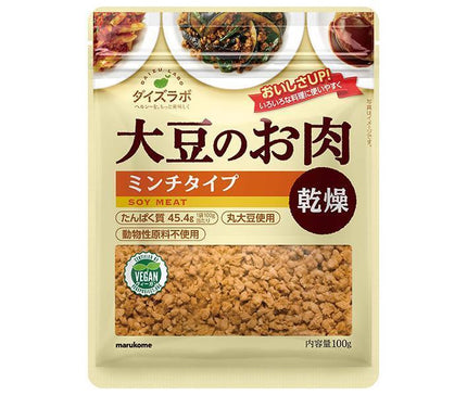 Marukome Soy Lab Dried Soybean Mince 100g x 10 bags [Shipped in Japan]