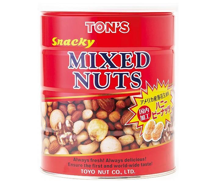 Toyo Nuts Ton Snacky Mixed Nuts 650g can x 6 pieces [Shipped in Japan]