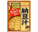 Asahimatsu Bagged Raw Misozui Hikiwari Natto Soup 3 servings 46.5g x 10 bags [Shipped in Japan]