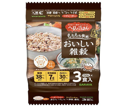 Saraya Healthy Rice Delicious Mixed Grains (150g x 3 meals) x 8 pieces 