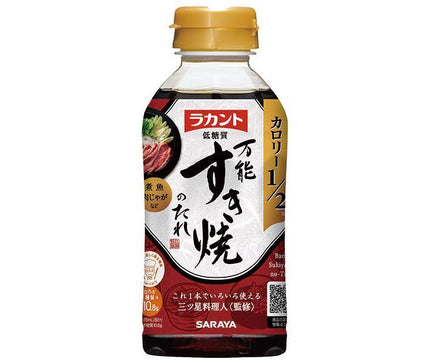 Saraya Lakanto Sukiyaki sauce 300ml plastic bottle x 12 pieces [shipped in Japan]