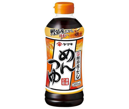 Yamaki Mentsuyu 500ml plastic bottle x 12 pieces [shipped in Japan]