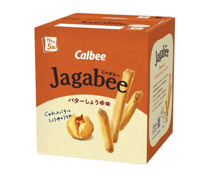 Calbee Jagabee Butter Soy Sauce Flavor 75g x 12 boxes [Shipped in Japan]