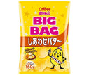 Calbee BIG BAG Potato Chips Happy Butter ~ 160g x 12 bags [shipped in Japan]