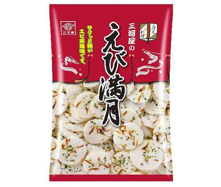 Mikawaya Seika Shrimp Mangetsu 75g x 12 bags [shipped in Japan]