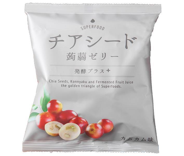 Wakasho Chia Seed Konnyaku Jelly Fermented Plus Camu Camu 10 pieces x 12 bags [shipped in Japan]