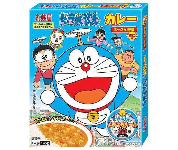 Marumiya Doraemon Curry Pork & Vegetable Sweet 145g x 10 pieces [Shipped in Japan]
