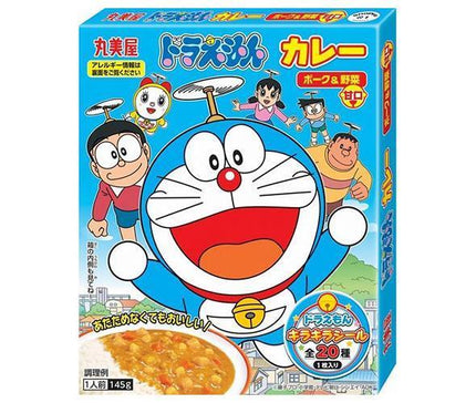 Marumiya Doraemon Curry Pork & Vegetable Sweet 145g x 10 pieces [Shipped in Japan]