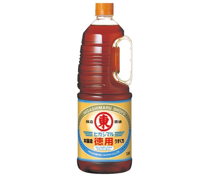 Higashimaru Soy Sauce Value Usukuchi Soy Sauce Handy 1.8L x 6 bottles [Shipped in Japan]